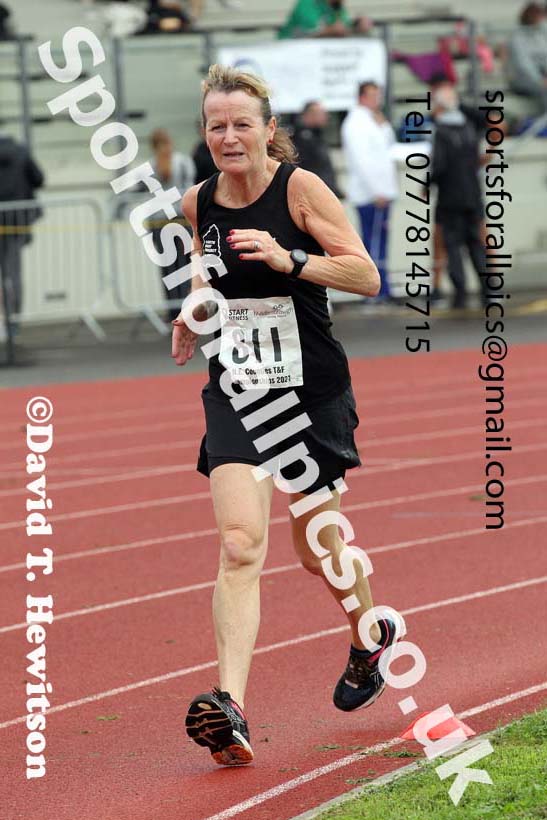 Womens 5000 metres, 2021 North Eastern Track and Field Champs., Middesbrough. Photo: David T. Hewitson/Sports for All Pics